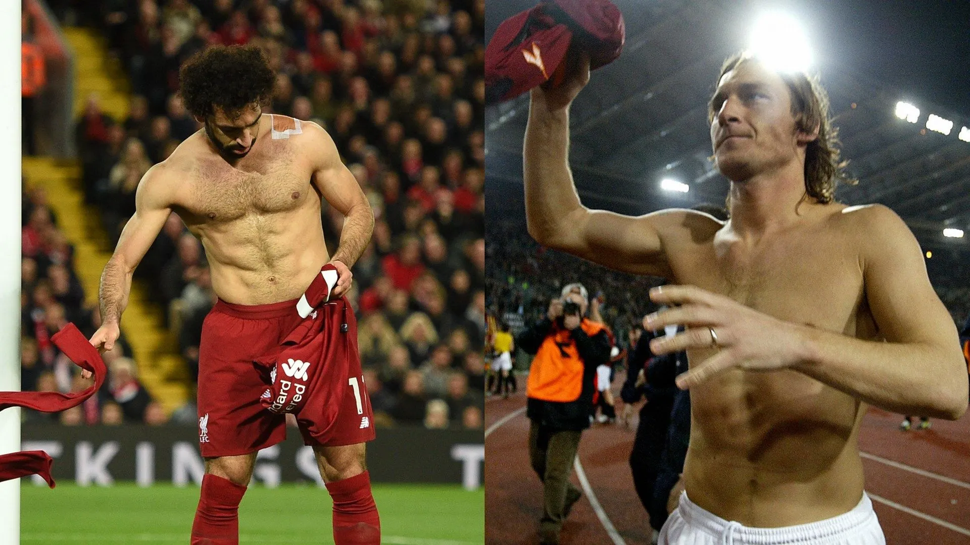 Salah and Totti's Unusual Training Ground: Practicing Dribbling in the Shower